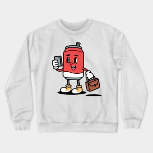 Soda Can Business Crewneck Sweatshirt